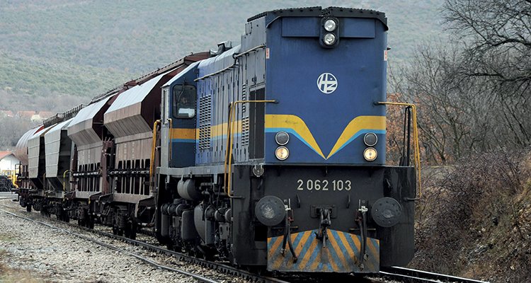 HŽ Cargo hat im letzten Jahr weniger Güter transportiert, der Verkehr ist bei anderen Eisenbahnunternehmen zurückgegangen