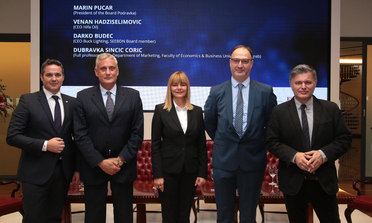 SEE BUSINESS CONFERENCE - ZAGREB - Marin Pucar, Darko Budec, Dubravka Sinčić Ćorić, Venan Hadžiselimović, Ivan Hrstić