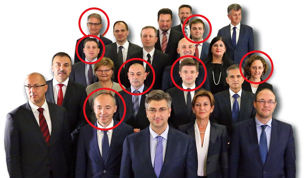 Sastav prve Vlade Andreja Plenkovića.&nbsp;