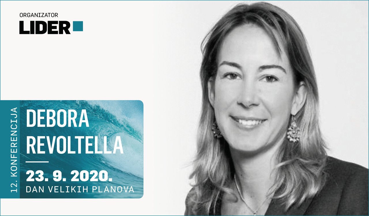 Debora Revortella glavna ekonomistica Europske investicijske banke (EIB), nastupit će na 12. Liderovoj konferenciji 'Dan velikih planova'