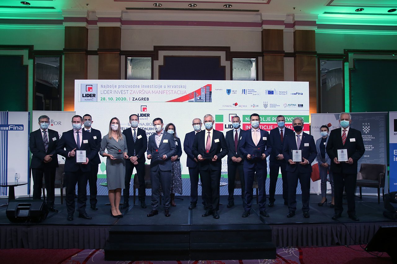 LIDER INVEST, ZAVRŠNA MANIFESTACIJA - IZBOR NAJBOLJIH PROIZVODNIH INVESTICIJA: Miodrag Šajatović, Igor Vlahović, Tomislav Radoš, Ivana Zagorec Kolednjak, Zdenko Lucić, Krešimir Meštrić, Rima Joujou Deljkić, Slavko Krajcar, Ivica Arar, Anton Kovačev, Igor Benaković, Hrvoje Čuvalo, Zoran Šimunić, Vinka Ilak i Mile Lulić