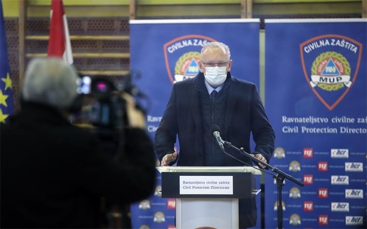 Davor Božinović, potpredsjednik Vlade, ministar unutarnjih poslova i šef Nacionalnog stožera civilne zaštite