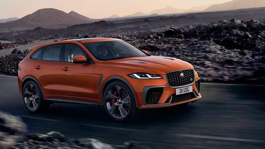 jaguar f-pace svr front