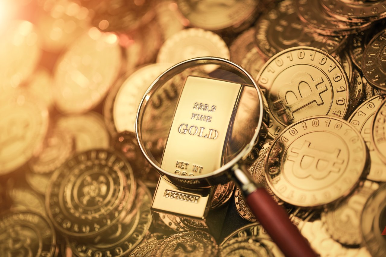 Search for gold bars in a pile of gold