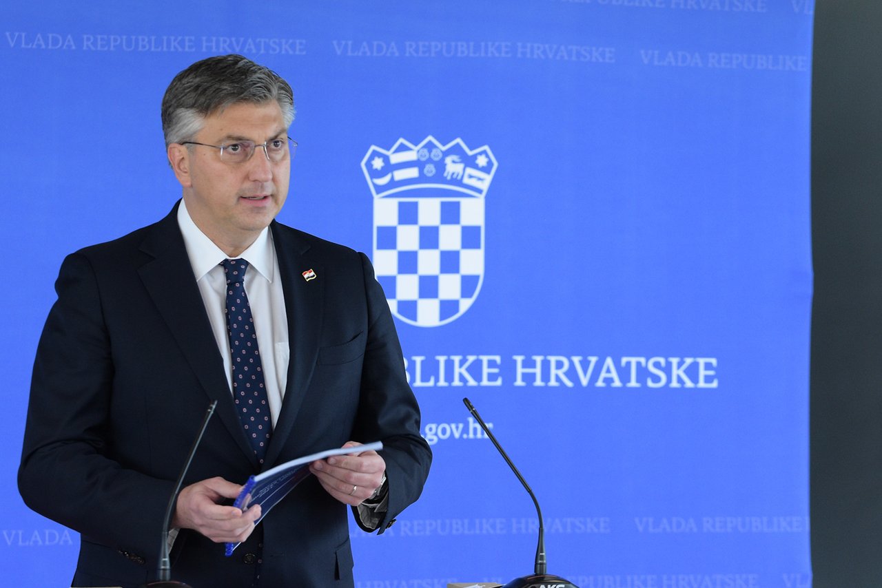 Premijer Andrej Plenković na predstavljanju NPOO-a Gospodarsko-socijalnom vijeću