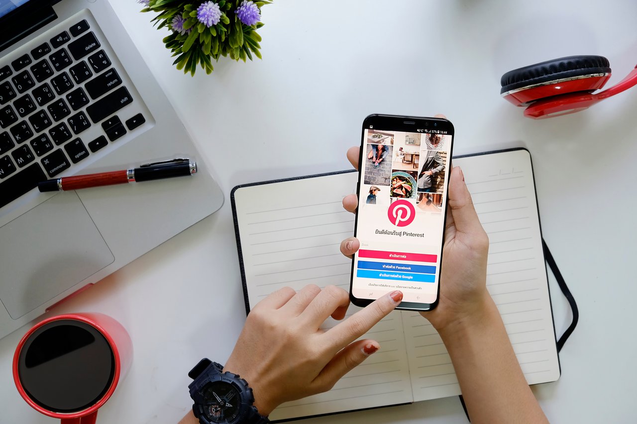 <p>Pinterest platforma</p>