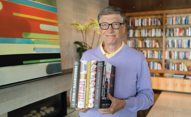 Bill Gates hat eine Liste der fünf besten Bücher aller Zeiten zusammengestellt