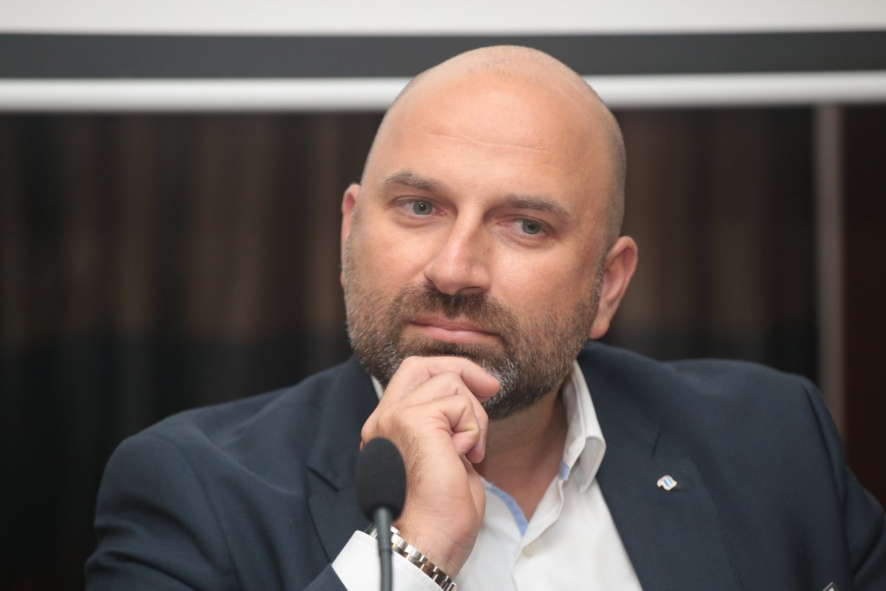 <p>Marin Škufca, direktor pomorske agencije Liburnia </p>