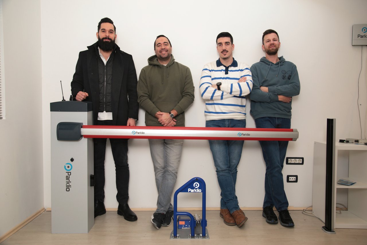 <p>Osnivači Parklija Dario Boras, Karlo Gašpar, Marko Smoljo i Josip Labrović</p>