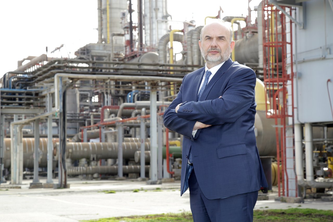 <p>Davor Žmegač, predsjednik Uprave Petrokemije </p>