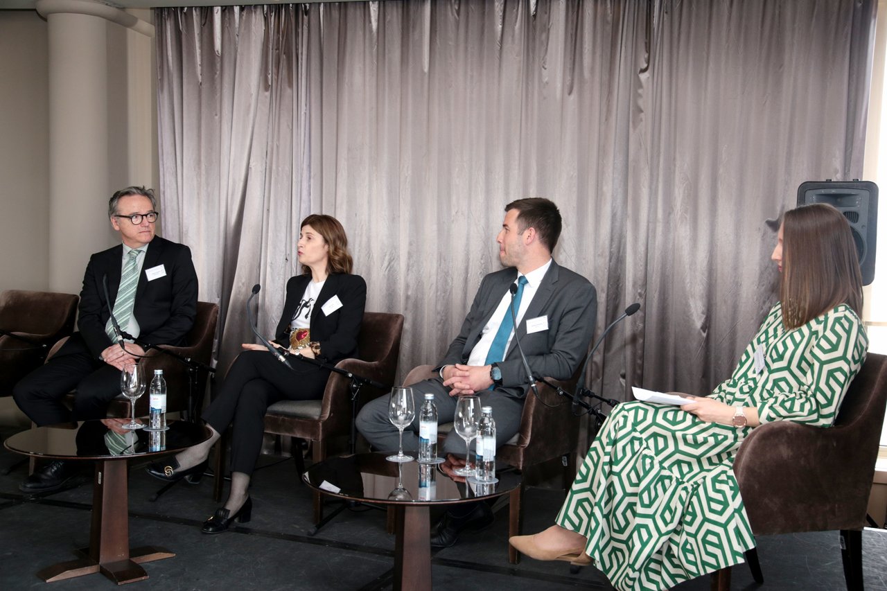 <p>Danko Sučević, Ines Šarić, Andrija Garofulić, Petra Mazulić Juric</p>