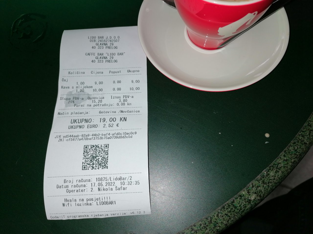 <p>Dvojno iskazana cijena na računu</p>
