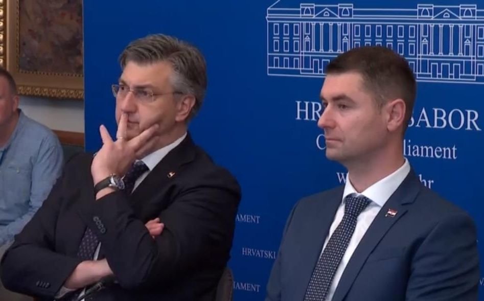 <p>Andrej Plenković i Davor Filipović</p>
