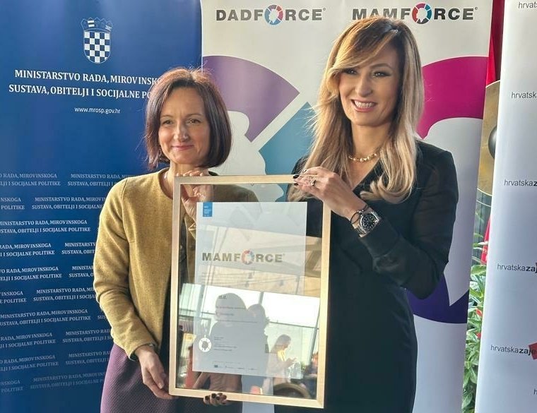 Saponia mit dem ‚Mamforce‘-Standard ausgezeichnet