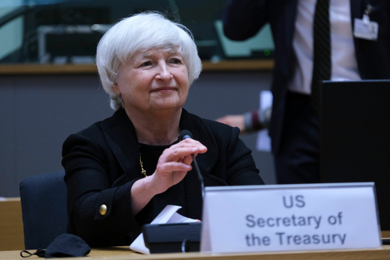 Yellen: Die Inflation in den USA wird bis Ende 2023 erheblich sinken.