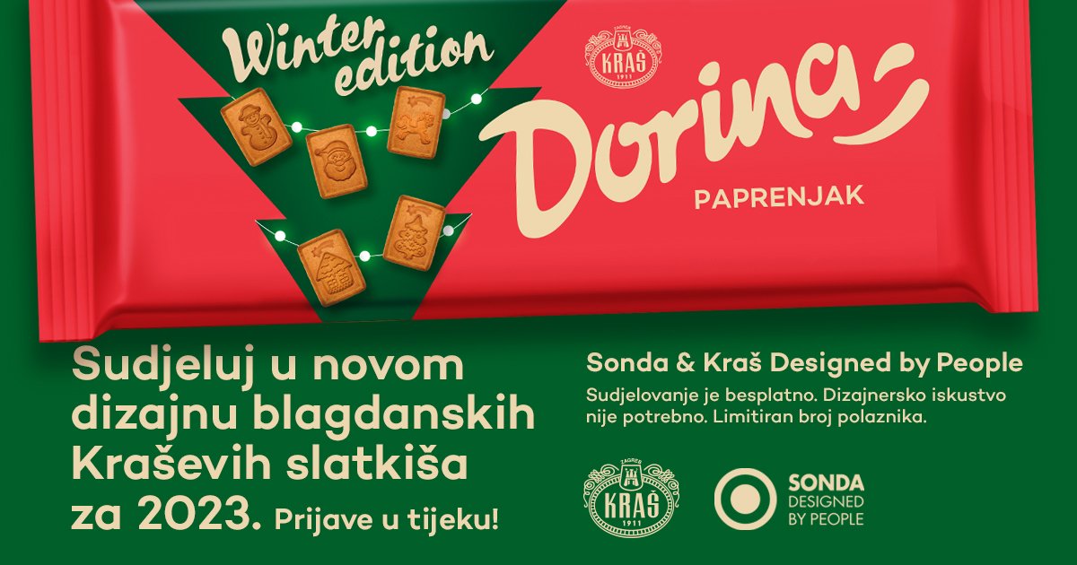 Sonda & Kraš ‚Designed by People‘: Nutzer werden die Feiertagskollektion von Kraš-Produkten für 2023 gestalten