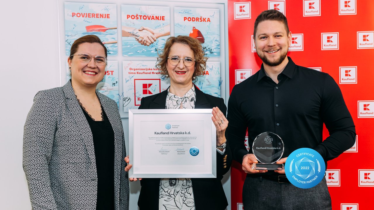 Kaufland auch in diesem Jahr in der prestigeträchtigen Gruppe der Arbeitgeberpartner