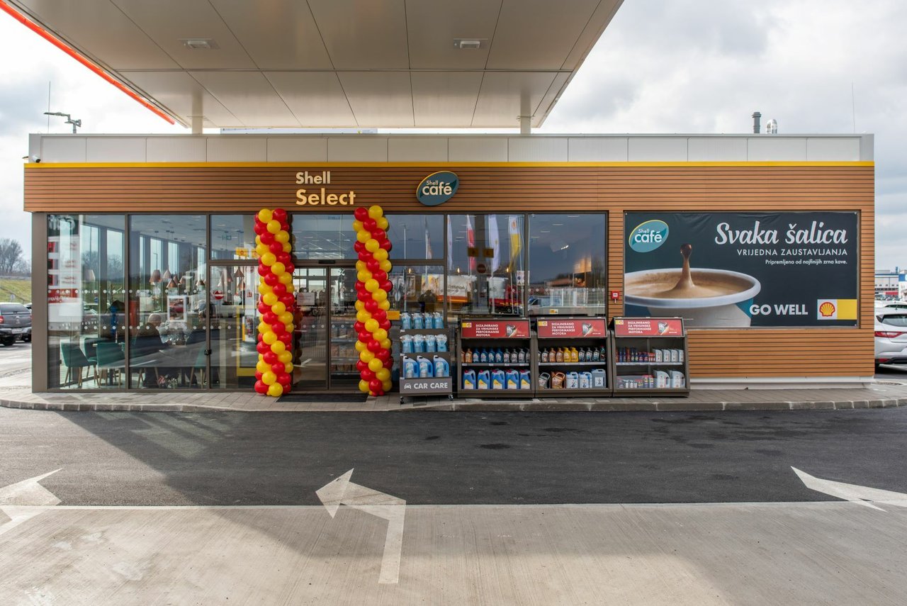 Eine neue Shell-Tankstelle eröffnet im kroatischen Zagorje