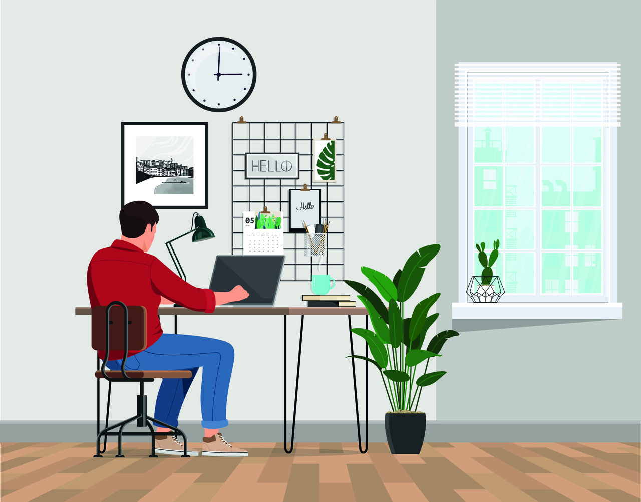 Arbeiten von zu Hause: Die Erstattung der Arbeitgeberkosten wäre steuerfrei bei 66,37 Euro pro Monat