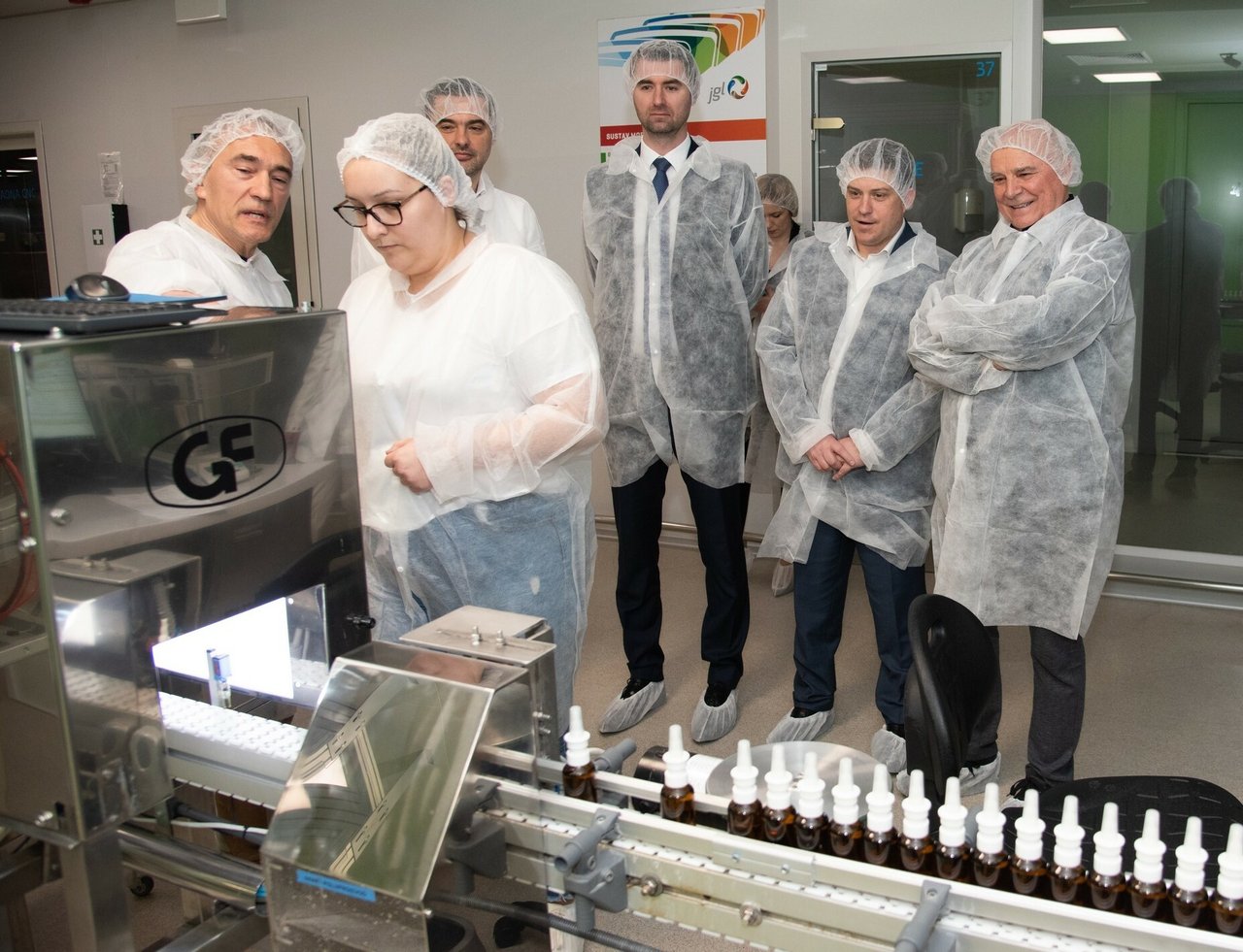 Minister Oleg Butković und Davor Filipović besuchen JGL