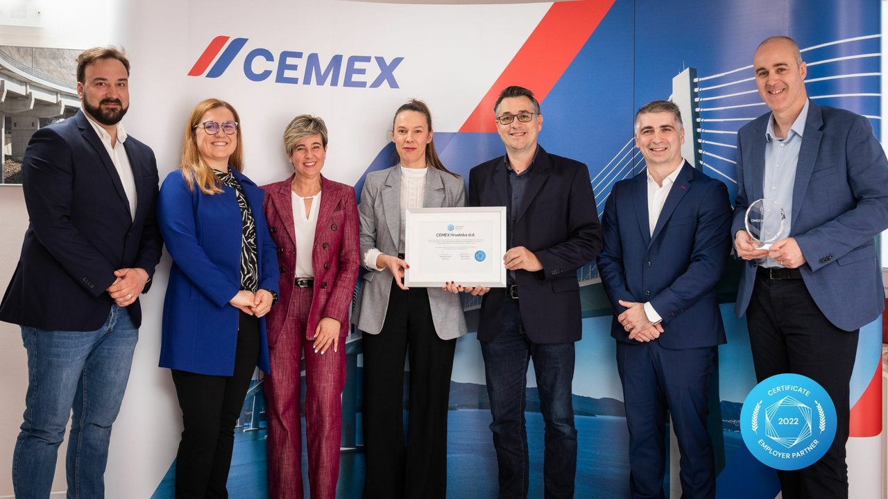 CEMEX Erhält Ein Weiteres Arbeitgeber-Partner-Zertifikat: Über 10 Jahre Investition in HR