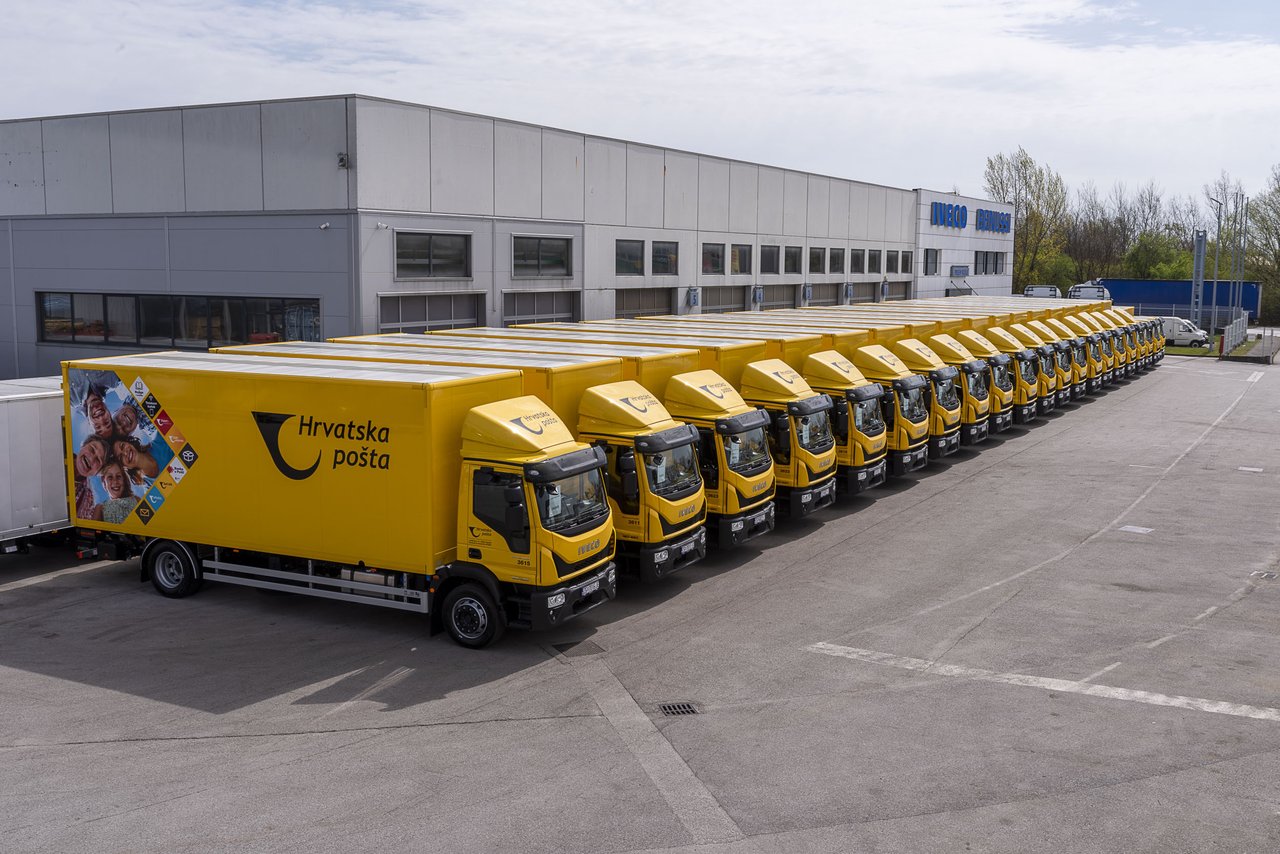 27 Neue Lastwagen für die Kroatische Post