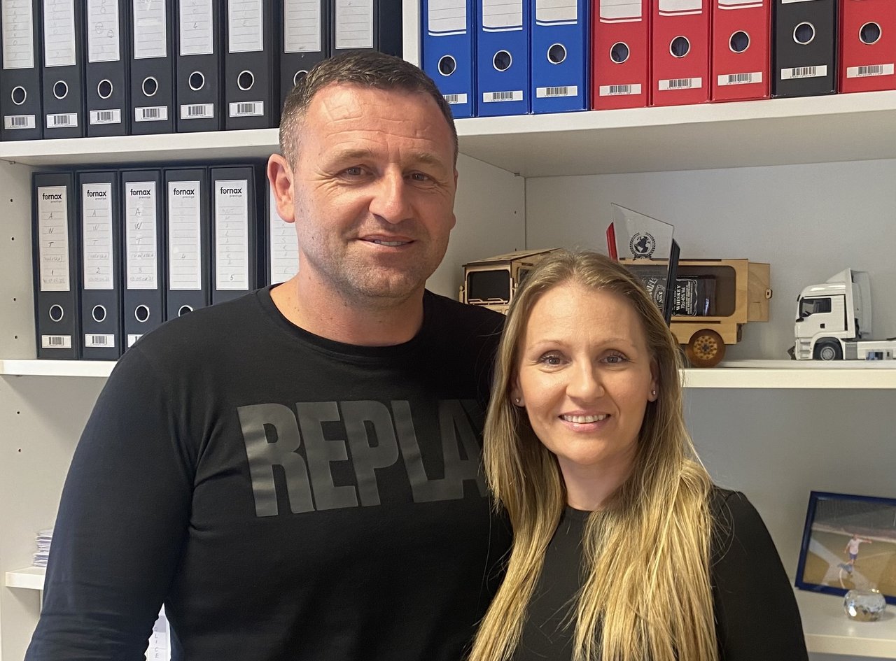 <p>Josip i Marijana Sjauš</p>