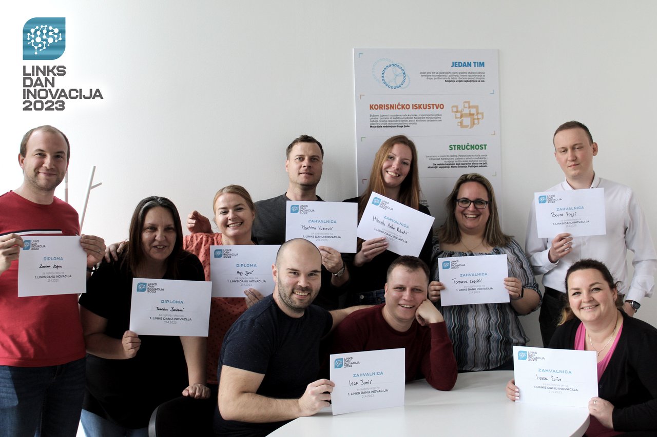 1. Links Innovations-Tag abgehalten, kreative Ideen zum Benutzererlebnis gebracht