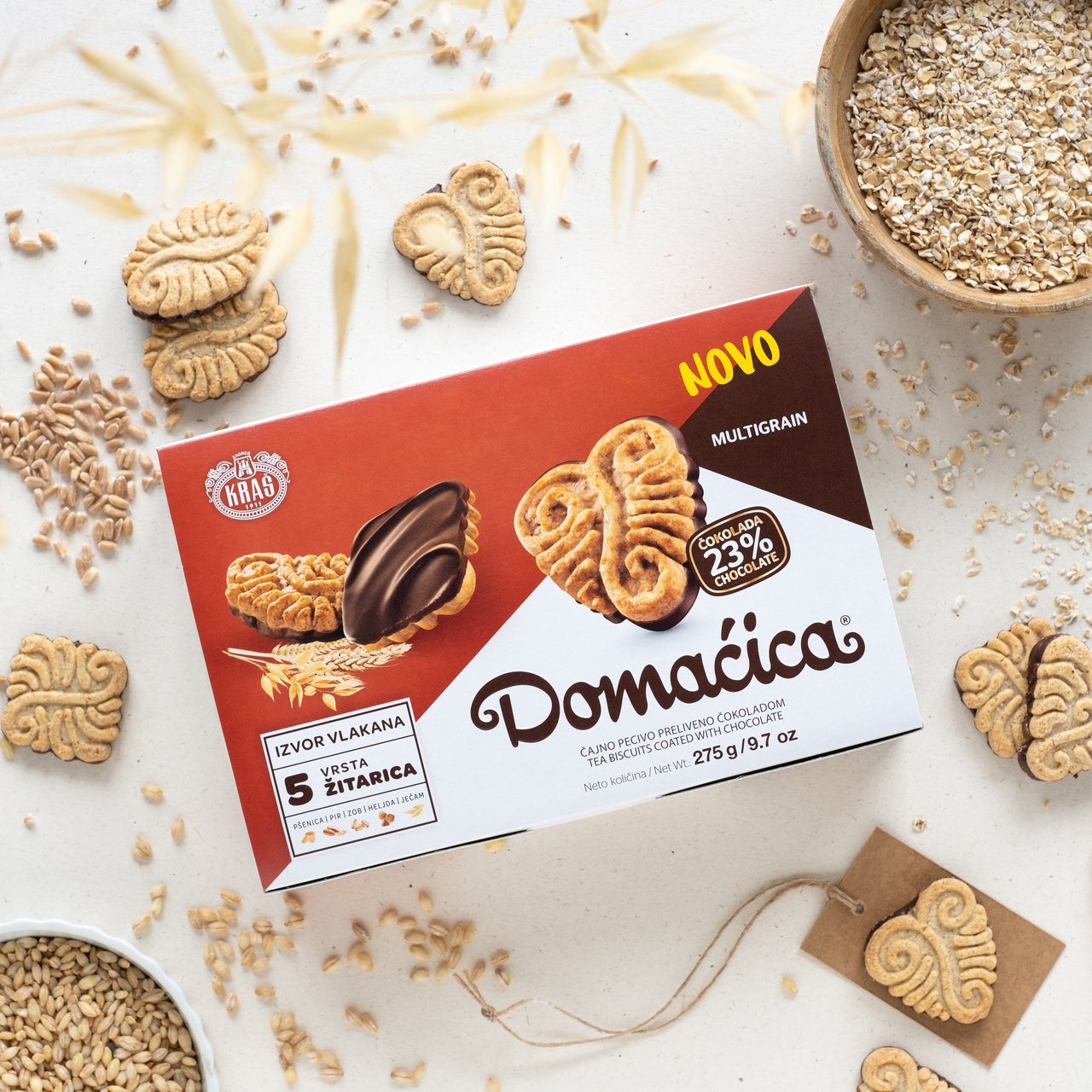Neue Domaćica Multigrain ist eine unwiderstehliche Quelle für Ballaststoffe und Glück