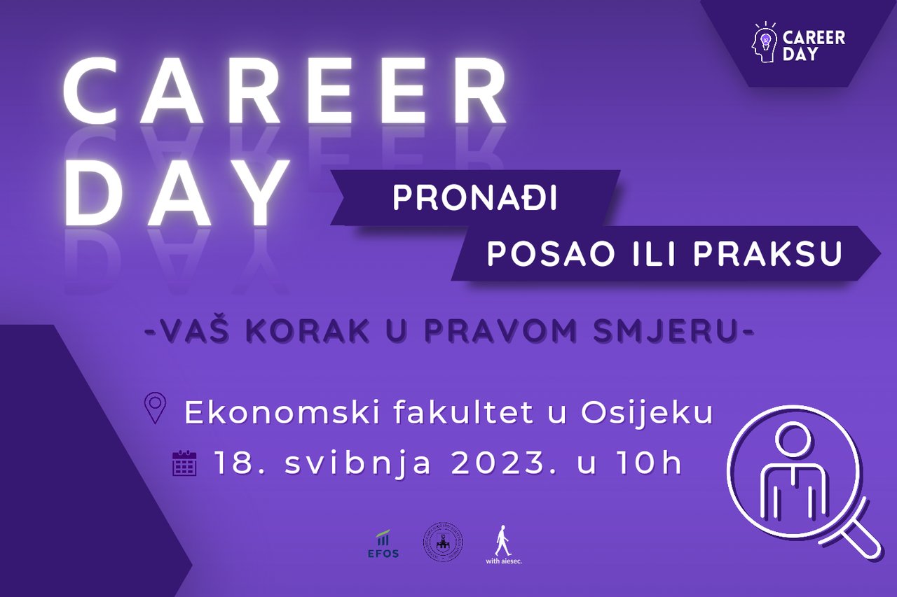 La Faculté d&rsquo;Économie d&rsquo;Osijek et AIESEC Osijek organisent à nouveau la &lsquo;Journée Carrière&rsquo; cette année