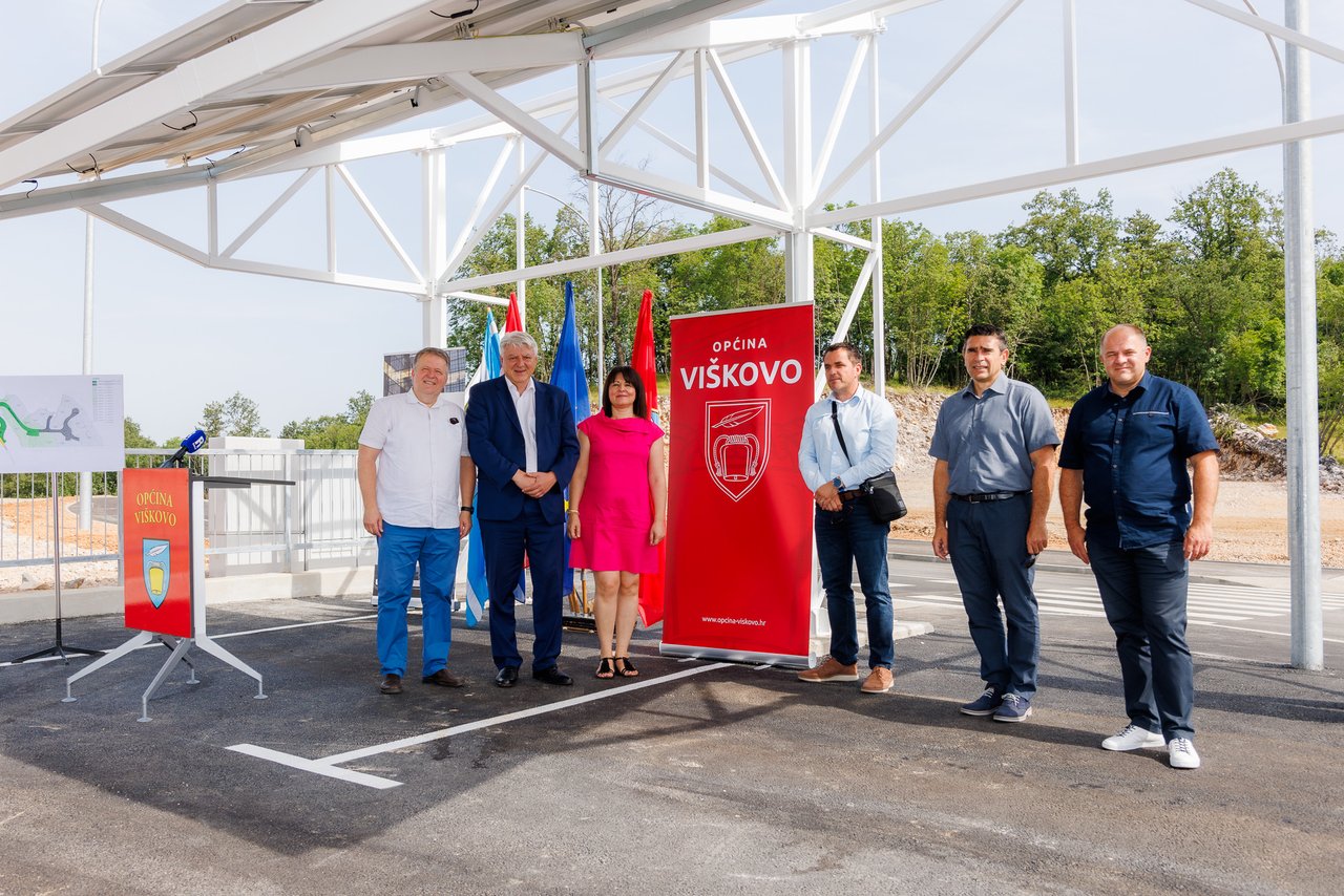 Abgeschlossene Arbeiten am Bau der Geschäftszonemarišćina K-2 in Viškovo