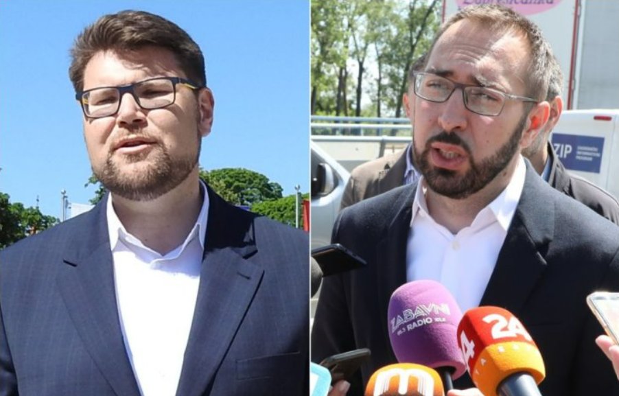 <p>Peđa Grbin i Tomislav Tomašević</p>