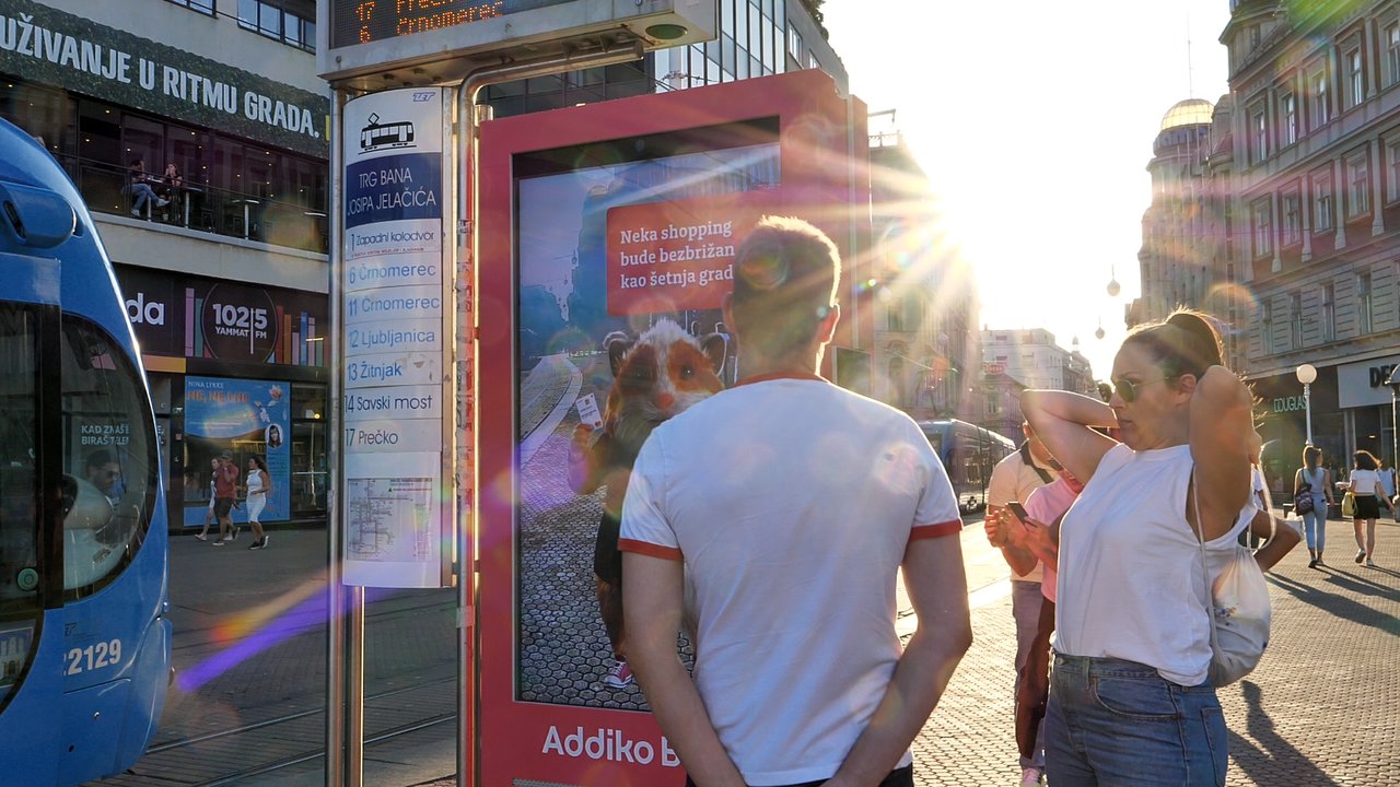 Addiko Bank als erste in Kroatien startet Werbekampagne mit Augmented Reality in mehreren Städten