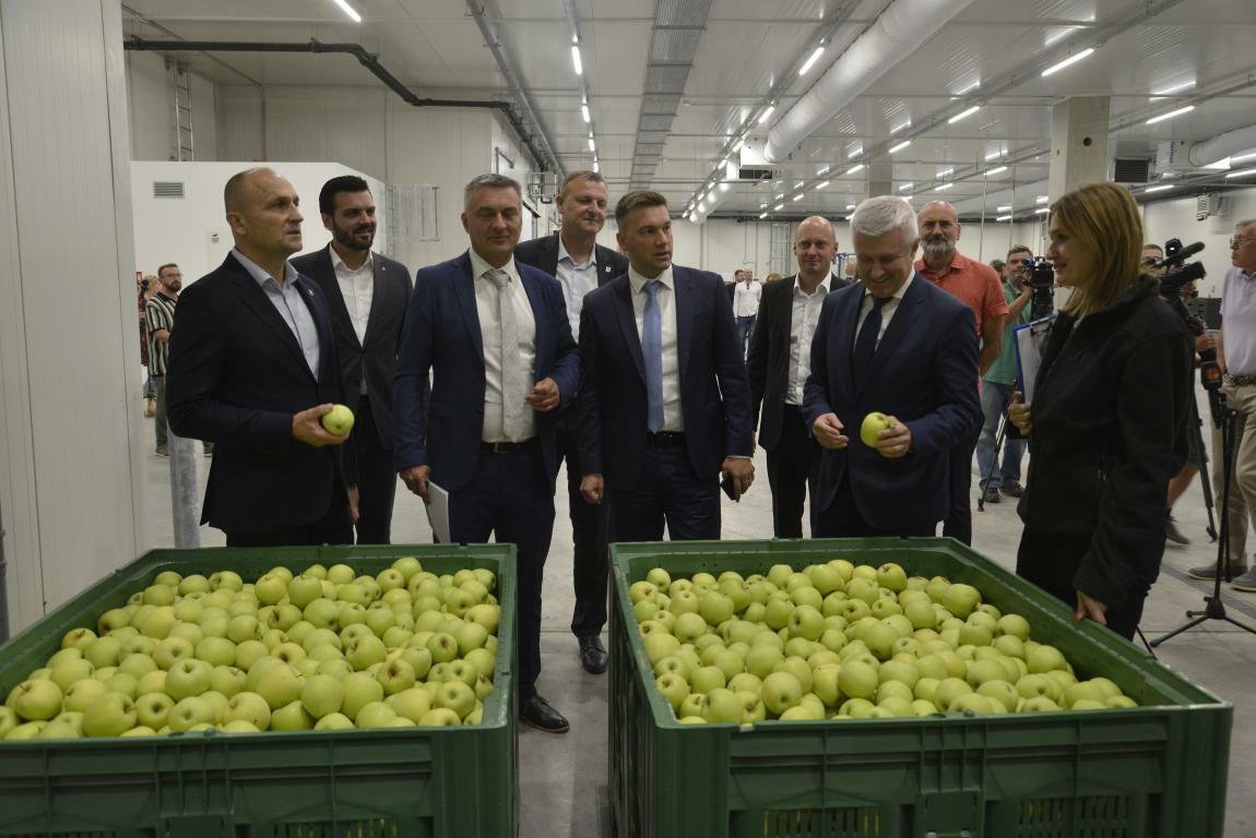 Im Regionalen Verteilungszentrum OBŽ für Obst und Gemüse bestätigte das hohe Interesse der Produzenten die Rechtfertigung der Investition