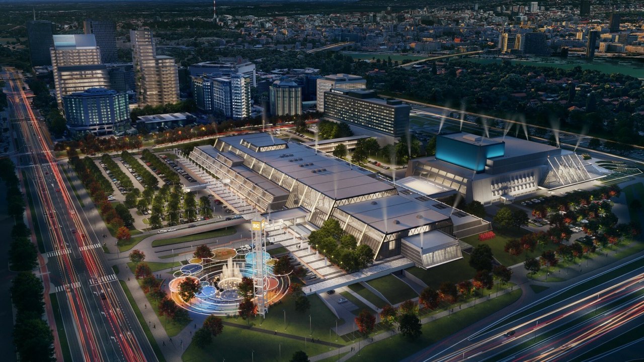 Das Kongress- und Geschäftsbereich des Sava Centers in Belgrad eröffnet