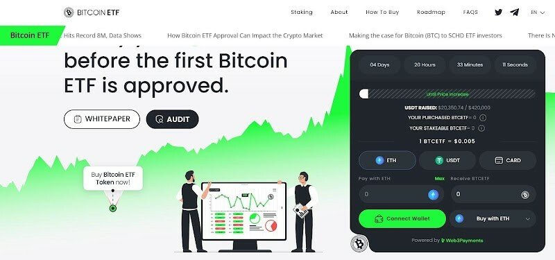 Drei Gründe, warum der Preis von Bitcoin im November 40.000 $ erreichen könnte, während Investoren 15.000 $ in Bitcoin ETF Token investieren