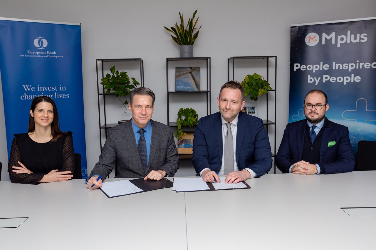 Europäische Bank für Wiederaufbau und Entwicklung investiert 60 Millionen Euro in Mplus