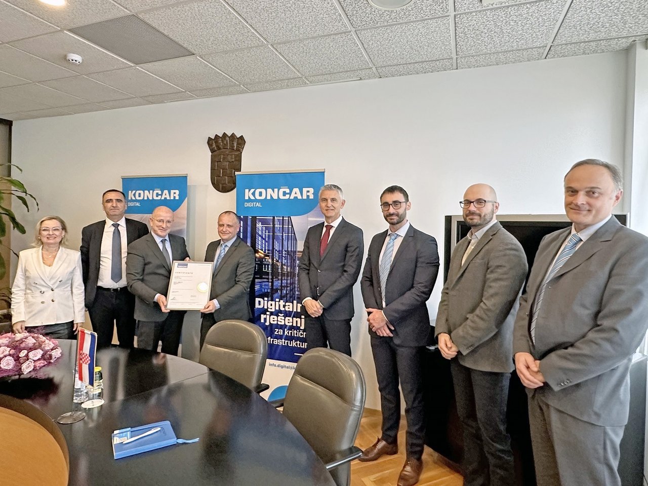 Končars digitale Lösung belegt weltweit den ersten Platz in der Sicherheit