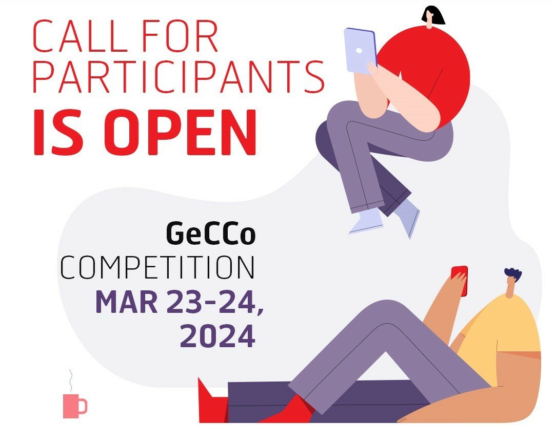 GeCCo 2024 sucht seine neuen Teilnehmer!
