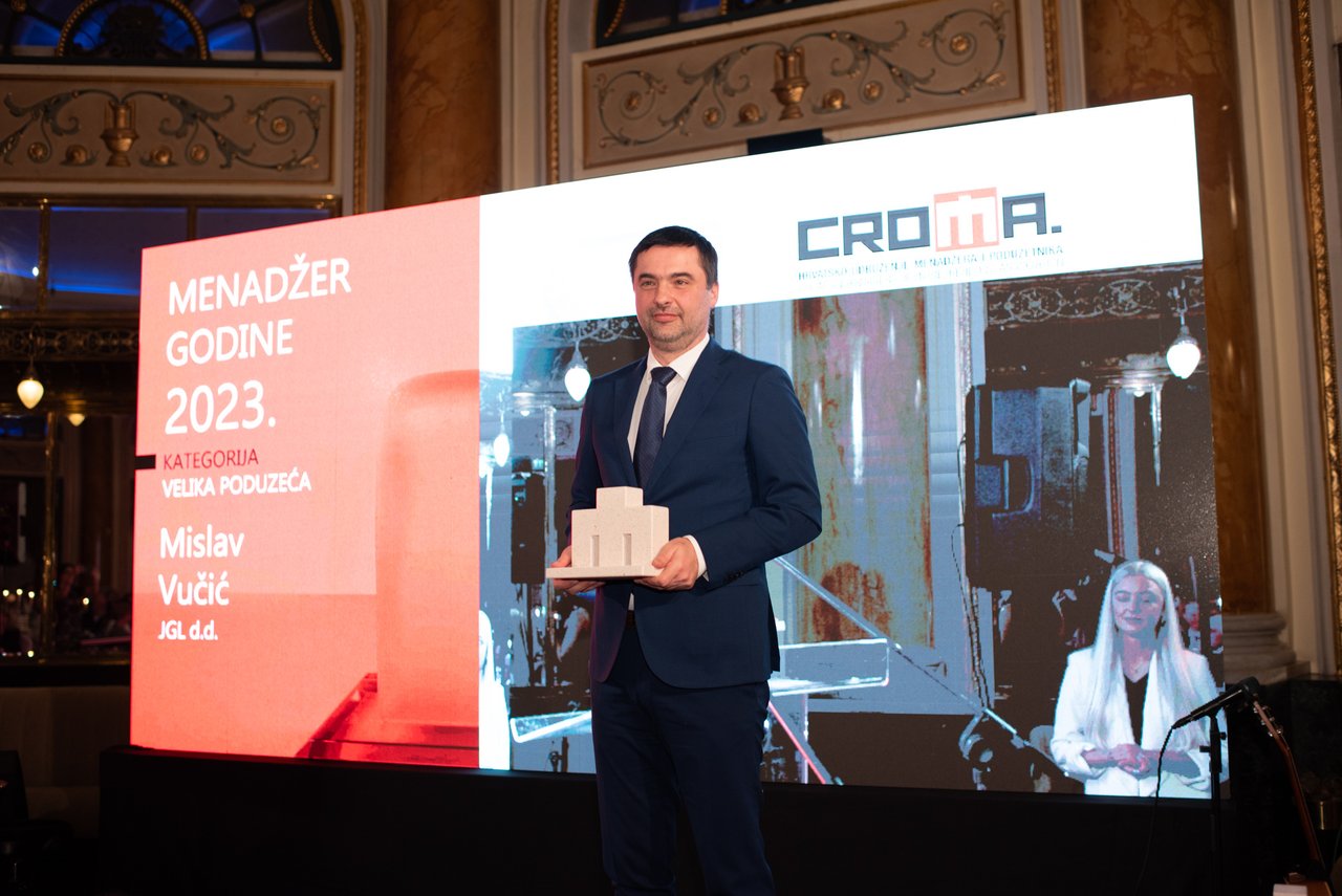 Mislav Vučić ist Manager des Jahres in der Kategorie Großunternehmen