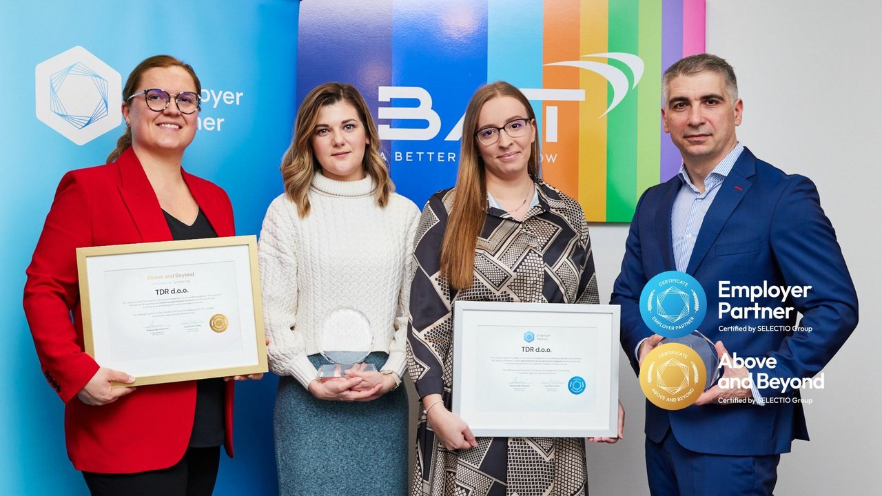 TDR, Teil der internationalen BAT-Gruppe, hat das Arbeitgeberpartner-Zertifikat zum sechsten Mal in Folge erhalten und zudem drei Above and Beyond-Zertifikate erhalten