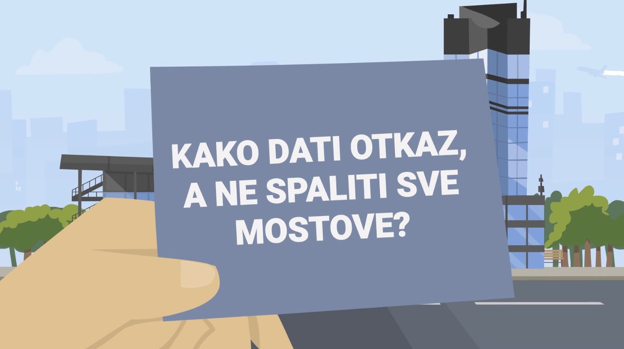 Wie man kündigt, ohne alle Brücken abzubrechen?