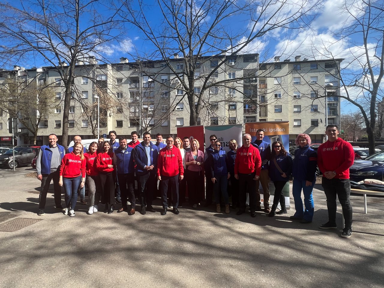 Bina-Istra und Eccos vereinen sich erneut – Freiwilligenarbeit und Spende für den Verein Mali zmaj