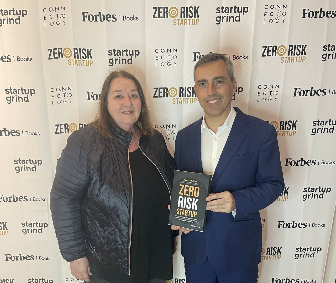 Führer in der Promotion des Buches Zero Risk Startup in New York