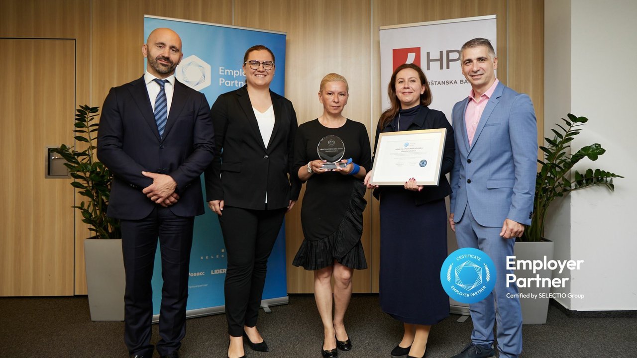 HPB erhielt das Zertifikat Arbeitgeberpartner für Engagement beim Aufbau qualitativ hochwertiger Arbeitsplätze