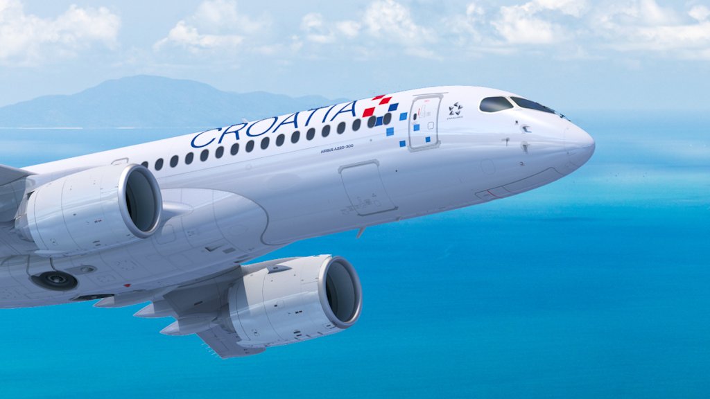 Neue Flugzeuge von Croatia Airlines kommen zusammen mit der erneuerten visuellen Identität des Unternehmens