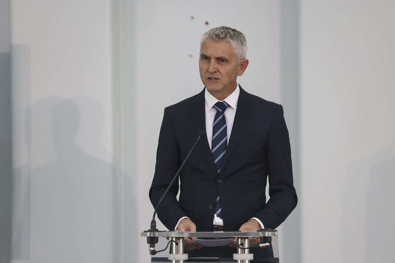 Potpisivanja Sporazuma o zajedničkom pothvatu između Končara i Siemensa. Gordan Kolak