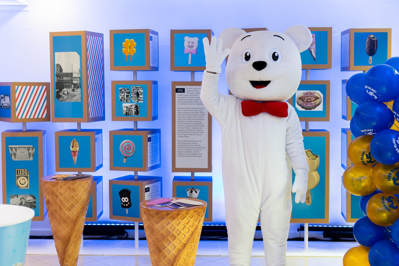 Anlässlich des Welt-Eiscreme-Tages eröffnete Ledo das Cornet der Wünsche, eine Attraktion aus der Geburtstagsausstellung des letzten Jahres