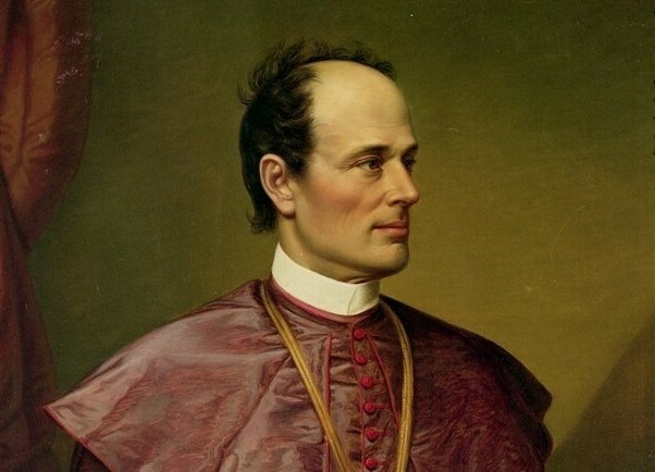 <p>Josip Juraj Strossmayer, slika, Franjo Josip Mucke, 1871.</p>