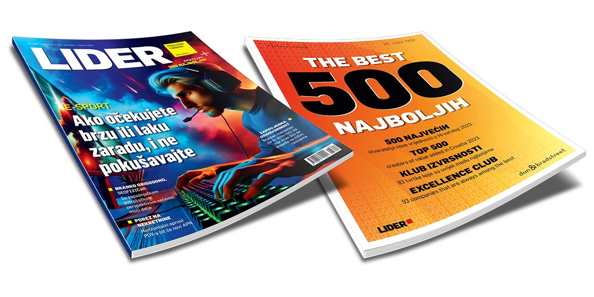 In der neuen Ausgabe von Lider lesen Sie über E-Sports in Kroatien und die 500 besten Unternehmen